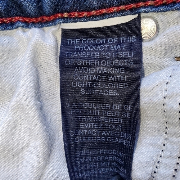 Tommy Hilfiger Vintage Sz 4L bootcut distressed leg hems X long | GUC - Picture 9 of 10